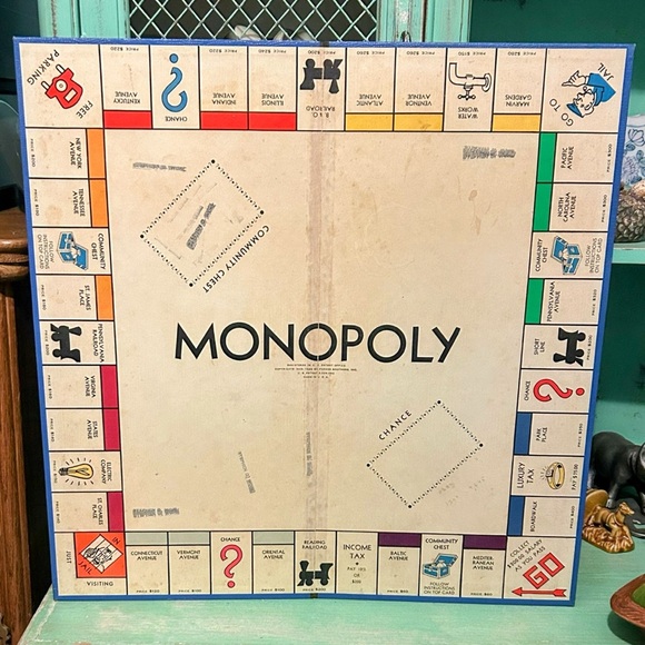 Vintage 1946 Monopoly Game Complete Wooden Pieces Board - Picture 9 of 10